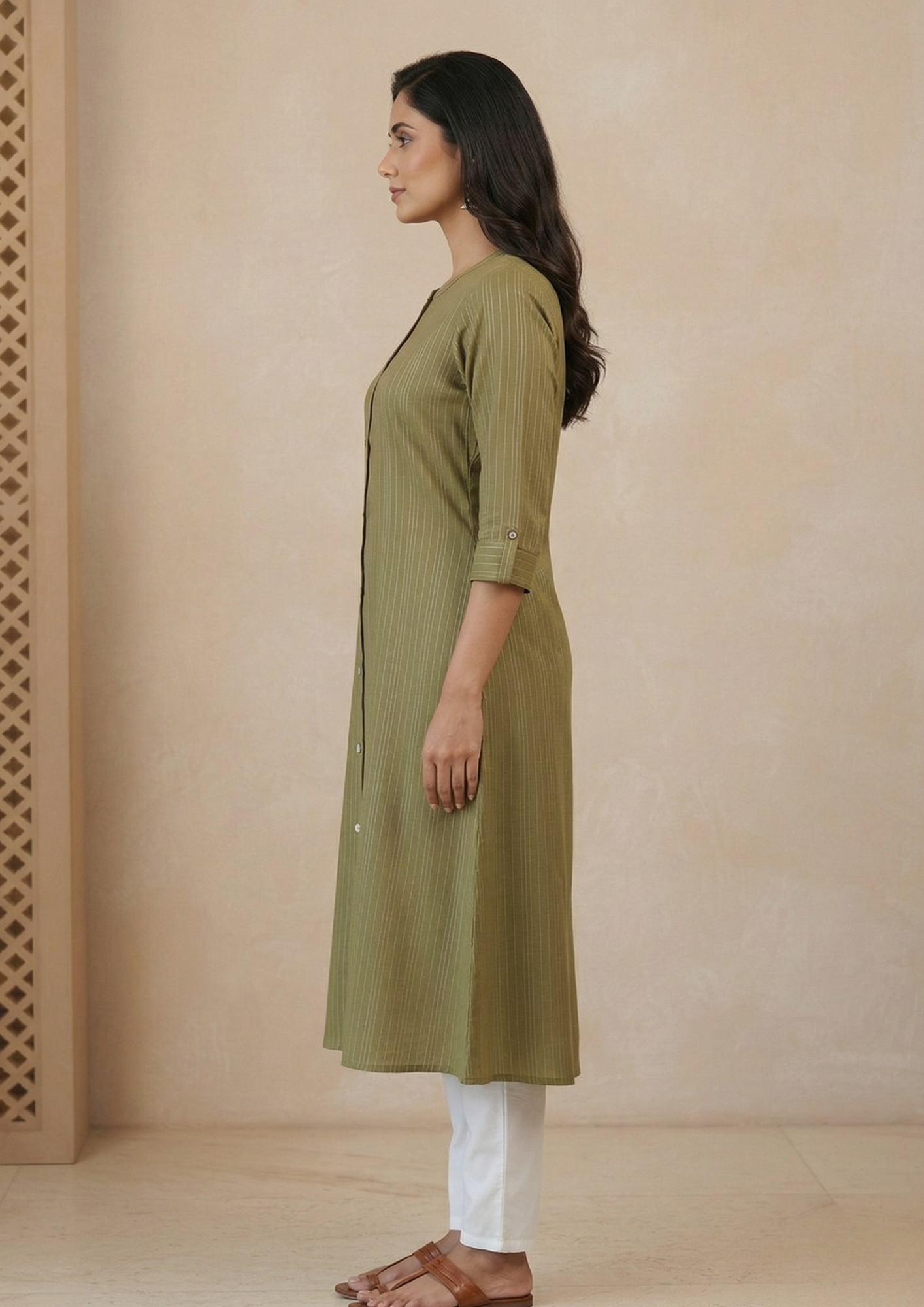 A-Linien Kleid aus Baumwolle schlicht | Fabz Boutique