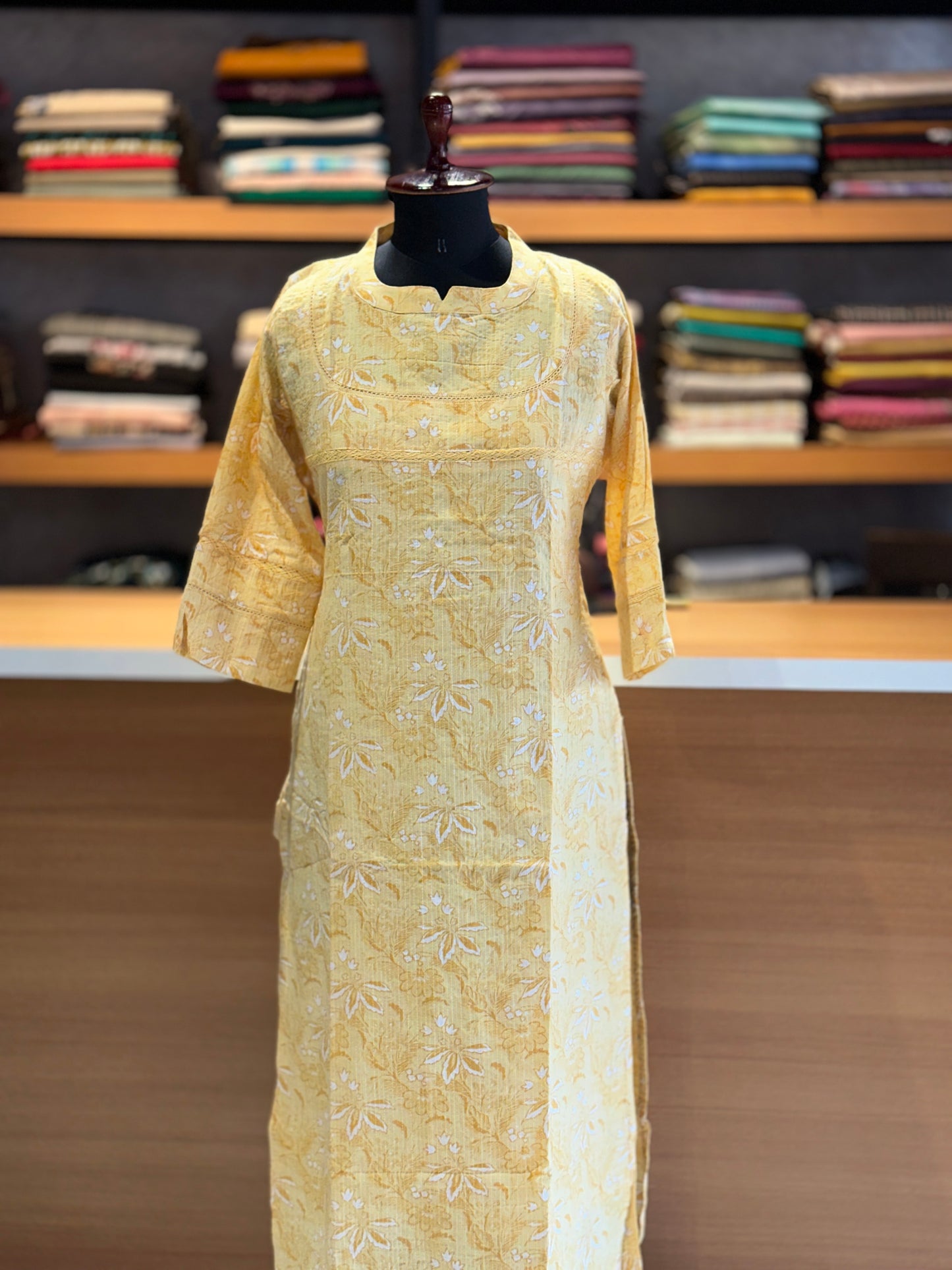 Cotton kantha weaving kurti collections