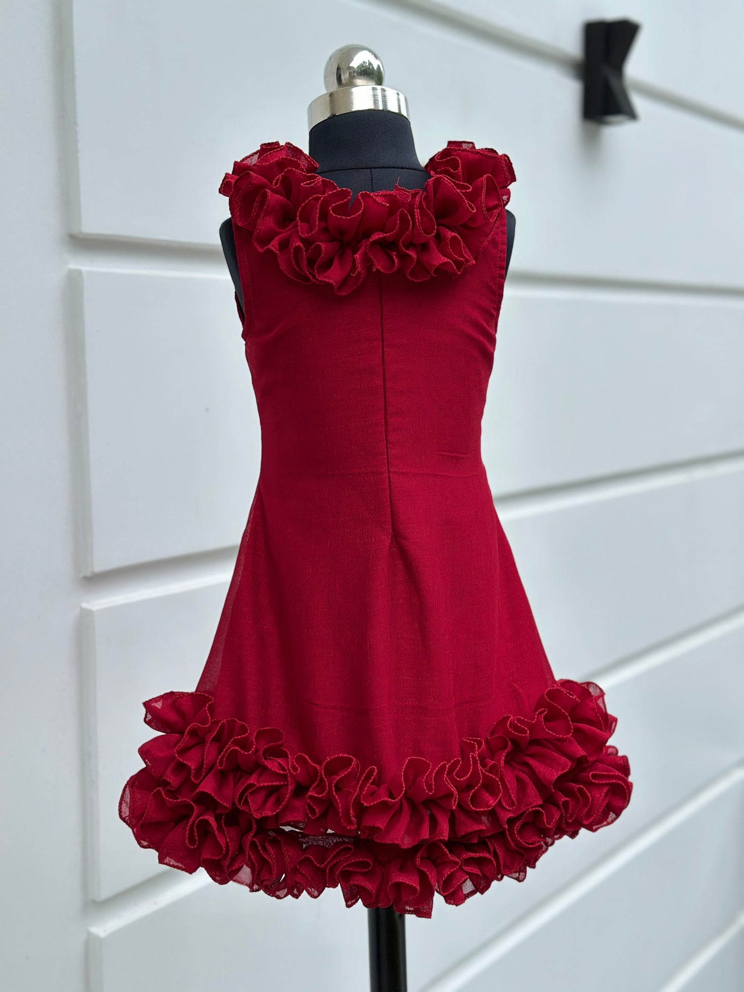 Fabz Custom Red Designer Frock