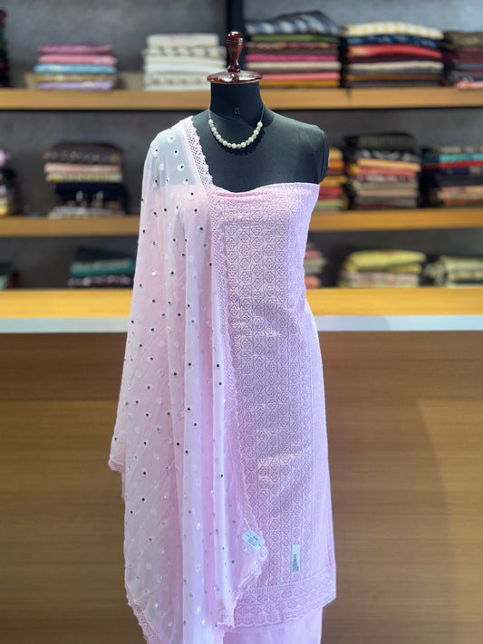 Georgette unstitched salwar set collections