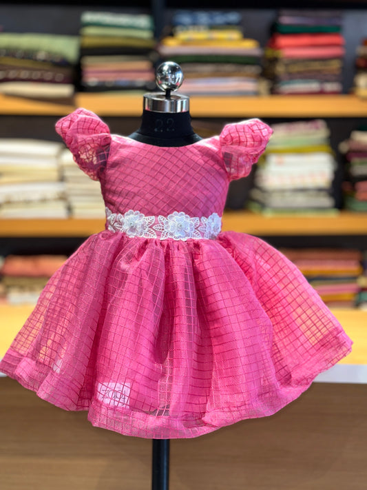 Organza kids frock collection